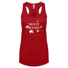 Sweater Weather Womens Racerback Tank Top