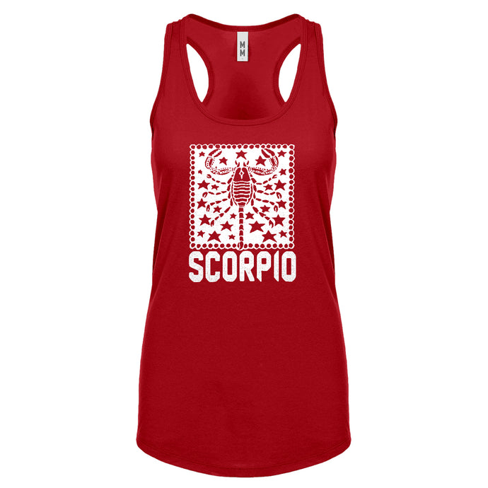 Racerback Scorpio Zodiac Astrology Womens Tank Top