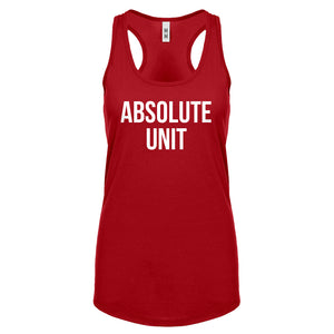 Absolute Unit Womens Racerback Tank Top