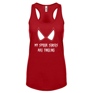 My Spider Senses are Tingling Womens Racerback Tank Top