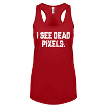 Racerback I See Dead Pixels Womens Tank Top