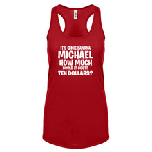Its ONE BANANA Michael Womens Racerback Tank Top