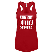 Straight Outta Smores Womens Racerback Tank Top