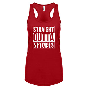 Straight Outta Smores Womens Racerback Tank Top