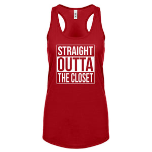 Straight Outta the Closet Womens Racerback Tank Top