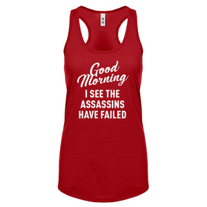 Racerback Good Morning Womens Tank Top
