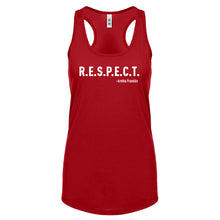 RESPECT Womens Racerback Tank Top