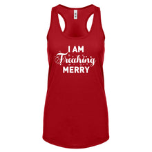 Freaking Merry Womens Racerback Tank Top