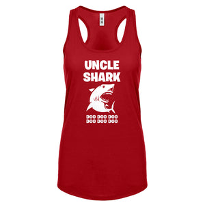 Uncle Shark Womens Racerback Tank Top