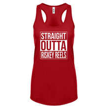 Straight Outta Riskey Reels Womens Racerback Tank Top