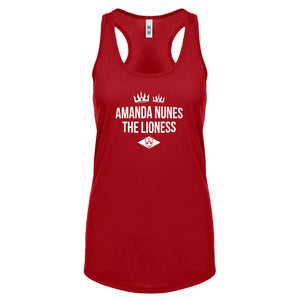 Nunes the Lioness Womens Racerback Tank Top