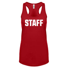 Racerback Staff Womens Tank Top