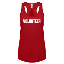 Racerback Volunteer Womens Tank Top