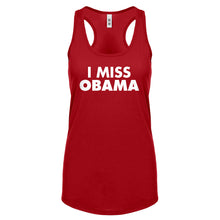 Racerback I Miss Obama Womens Tank Top