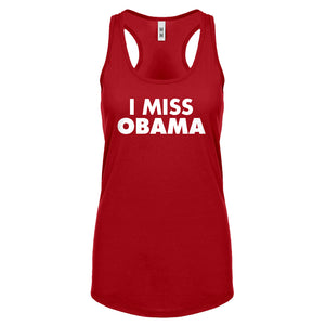 Racerback I Miss Obama Womens Tank Top