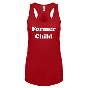 Former Child Womens Racerback Tank Top