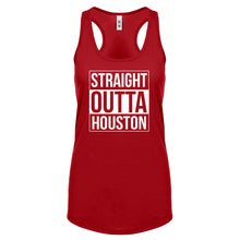 Straight Outta Houston Womens Racerback Tank Top