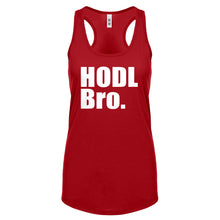 Racerback HODL Bro Womens Tank Top
