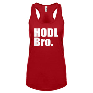 Racerback HODL Bro Womens Tank Top
