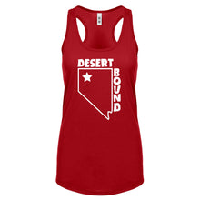 Desert Bound Nevada Womens Racerback Tank Top