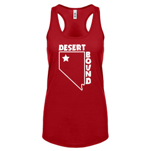 Desert Bound Nevada Womens Racerback Tank Top