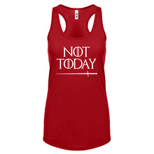 Not Today Womens Racerback Tank Top