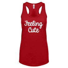 Feeling Cute Womens Racerback Tank Top