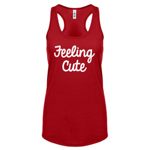 Feeling Cute Womens Racerback Tank Top