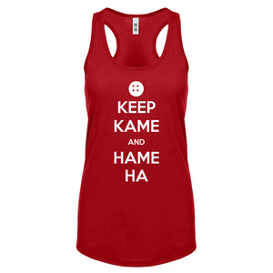 Racerback Keep Kame and Hame Ha Womens Tank Top