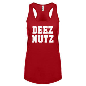 Racerback Deez Nuts Womens Tank Top