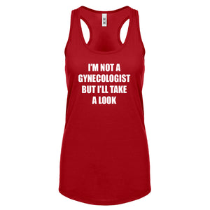 I'm not a Gynecologist Womens Racerback Tank Top