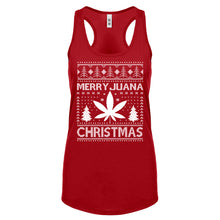 Racerback MerryJuana Christmas Womens Tank Top