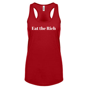 Eat the Rich Womens Racerback Tank Top