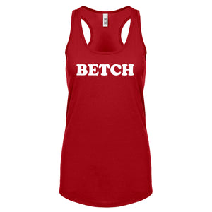 Betch Womens Racerback Tank Top