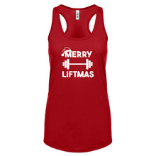 Merry Liftmas Womens Racerback Tank Top