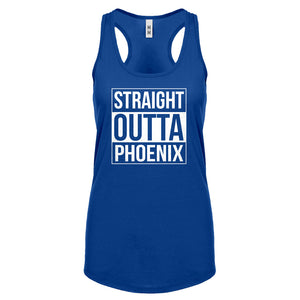 Straight Outta Phoenix Womens Racerback Tank Top