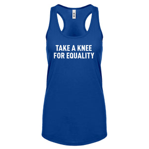Racerback Take a Knee for Equality Womens Tank Top