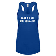 Racerback Take a Knee for Equality Womens Tank Top