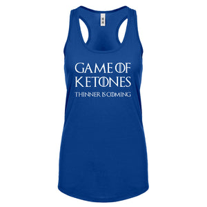 Racerback Game of Ketones Womens Tank Top