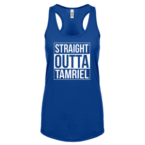 Straight Outta Tamriel Womens Racerback Tank Top