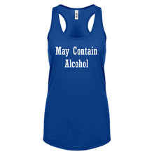 May Contain Alcohol Womens Racerback Tank Top
