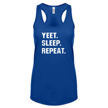 Yeet Sleep Repeat Womens Racerback Tank Top