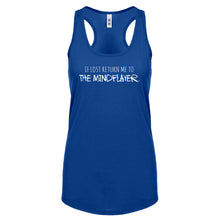 If Lost Return Me to the MINDFLAYER Womens Racerback Tank Top