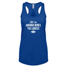 Nunes the Lioness Womens Racerback Tank Top