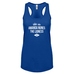 Nunes the Lioness Womens Racerback Tank Top