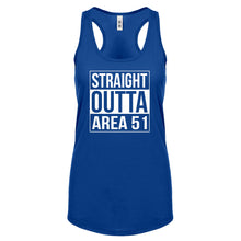 Straight Outta Area 51 Womens Racerback Tank Top