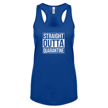 Straight Outta Quarantine Womens Racerback Tank Top