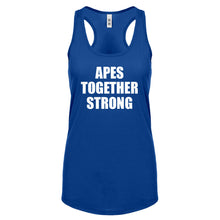 APES TOGETHER STRONG Womens Racerback Tank Top