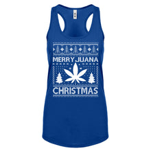 Racerback MerryJuana Christmas Womens Tank Top