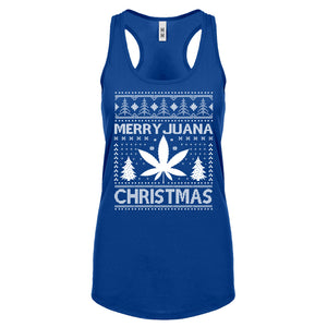 Racerback MerryJuana Christmas Womens Tank Top